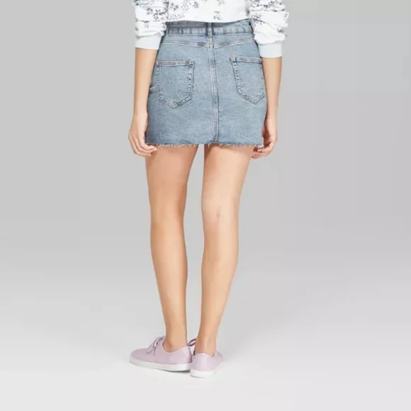 Wild fable 5 pockets Denim mini Skirt - Picture 3 of 7